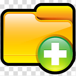 Soft Scraps, Folder Add  icon transparent background PNG clipart