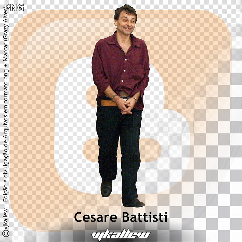 Cesare Battisti terrorista italiano transparent background PNG clipart