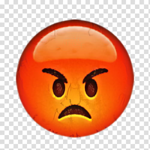 Smiley Face, Emoji, Emoticon, Anger, Text Messaging, Annoyance, Facial Expression, Orange transparent background PNG clipart