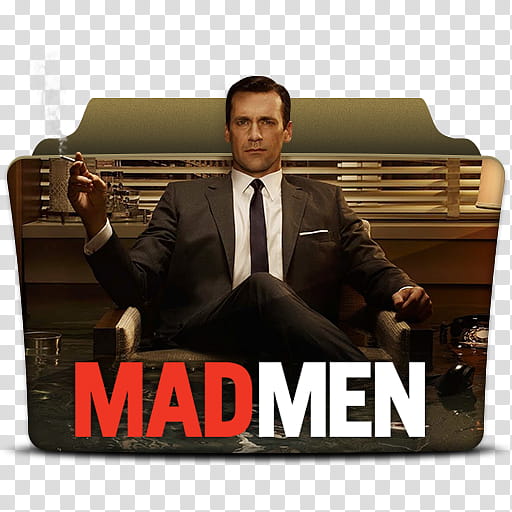 TV Series Folder Icons PACK , Mad Men transparent background PNG clipart