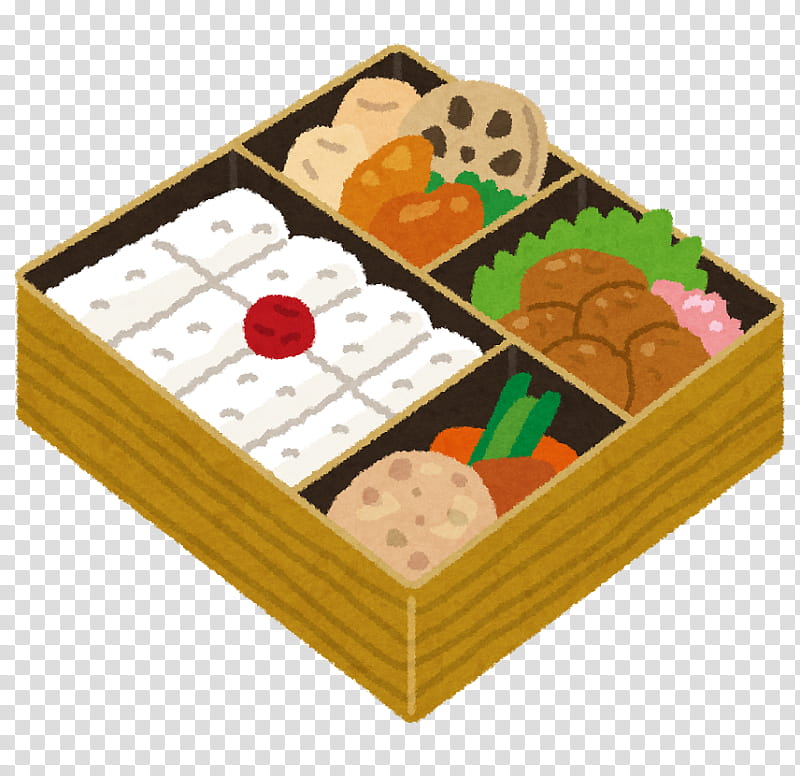 Sushi, Bento, Makunouchi, Food, Onigiri, Okazu, Cooked Rice, Ekiben transparent background PNG clipart