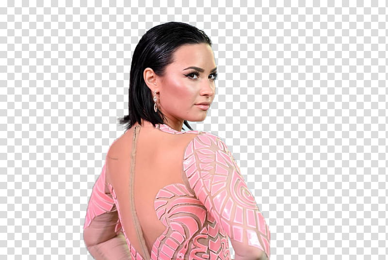 Demi Lovato VMA ,  transparent background PNG clipart