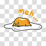 Gudetama, egg yolk illustration transparent background PNG clipart