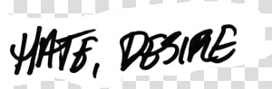 Brush Set 046, Hate Desire text illustration transparent background PNG clipart thumbnail