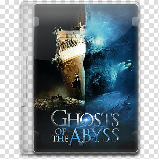 Movie Icon Mega , Ghosts of the Abyss, Ghosts of the Abyss movie disc case transparent background PNG clipart