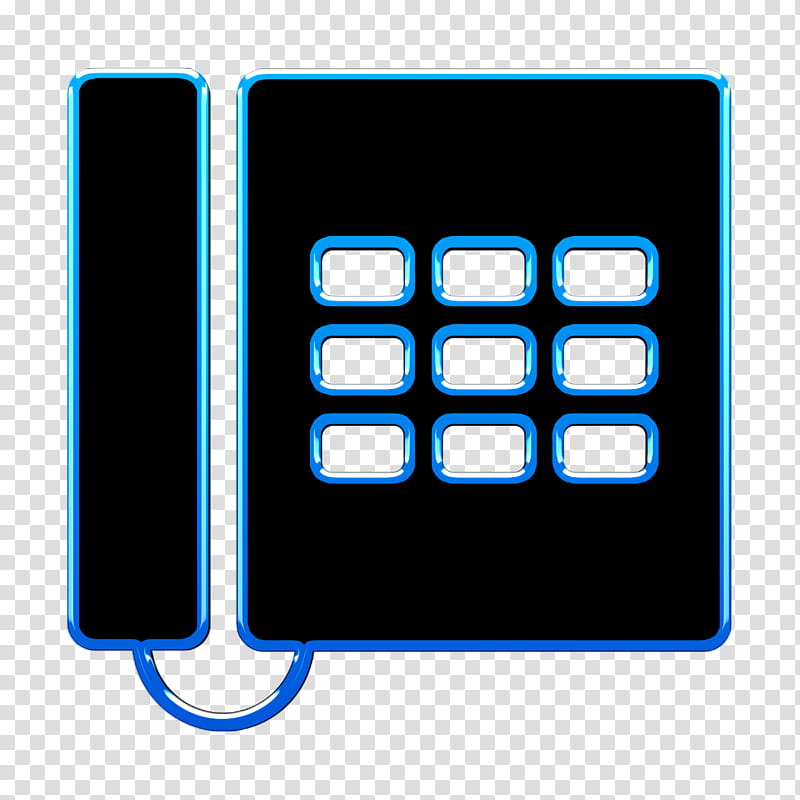 Phone icons icon Phone icon Office Telephone icon, Tools And Utensils Icon, Technology, Electric Blue transparent background PNG clipart