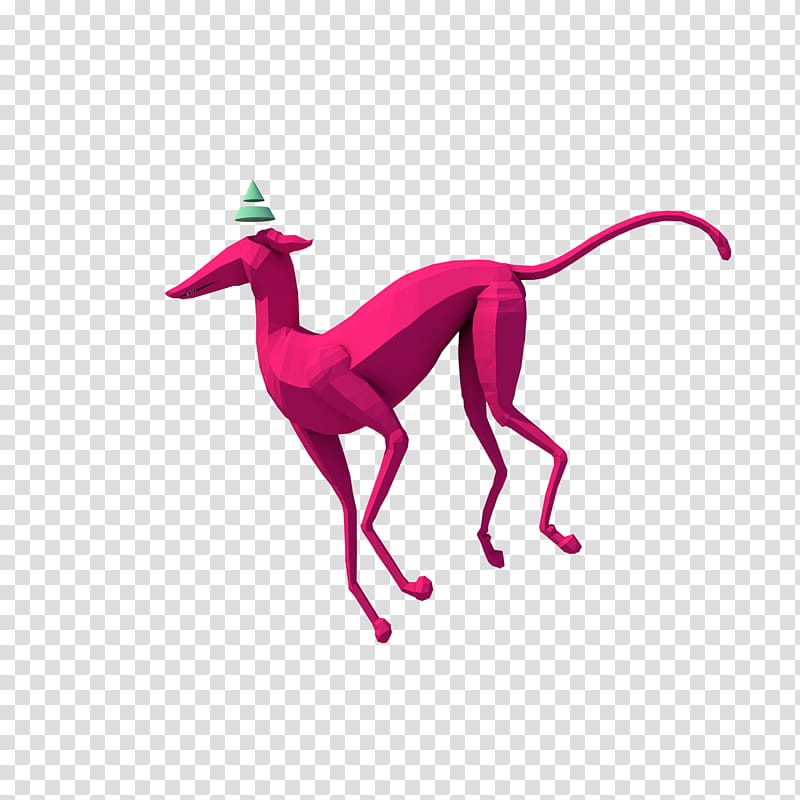 Pink, Italian Greyhound, Spanish Greyhound, Sighthound, Animal, Logo, 3D Computer Graphics, Animation transparent background PNG clipart