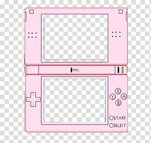 , pink handheld game console illustration transparent background PNG clipart