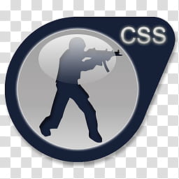 Counter Strike Source icon, Counter-Strike Source, blue CSS steam icon transparent background PNG clipart