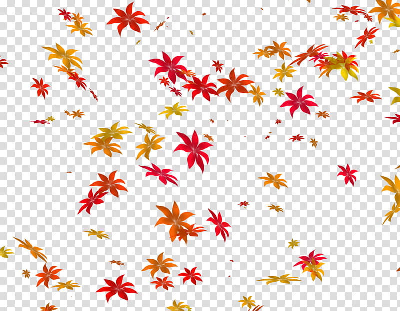 falling flowers, painting of leaves transparent background PNG clipart