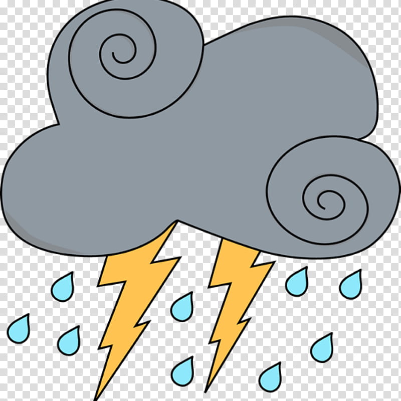 Rain Cloud, Storm, Drawing, Lightning, Weather, Line Art, Snow, Coloring Book transparent background PNG clipart