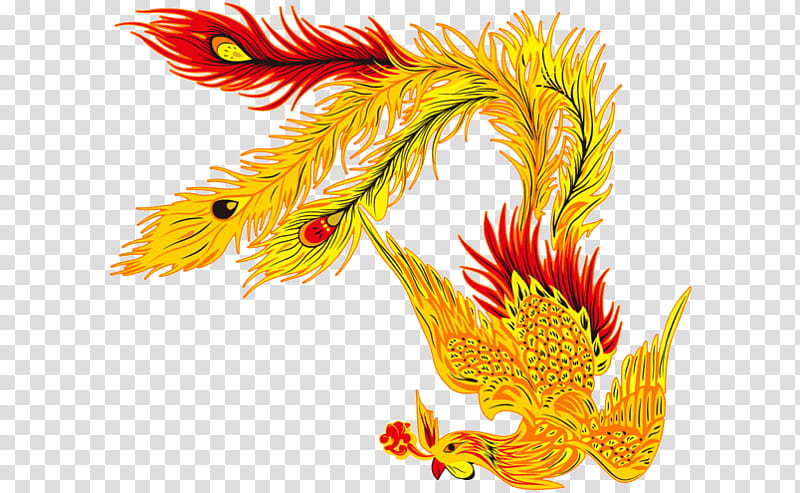 Dragon Drawing, Fenghuang, Phoenix, Chinese Dragon, Creativity, Chicken, Feather transparent background PNG clipart