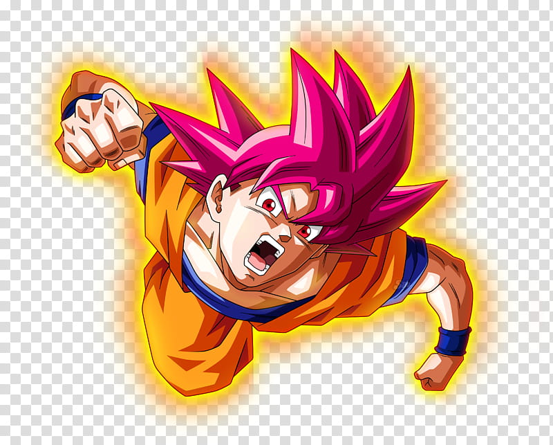 Goku SSG transparent background PNG clipart