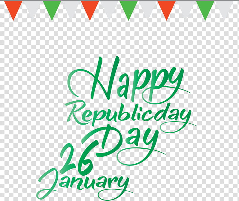 Happy India Republic Day India Republic Day 26 January, Green, Text, Logo, Line, Leaf, Calligraphy transparent background PNG clipart
