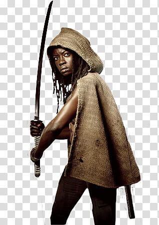 Michonne transparent background PNG clipart