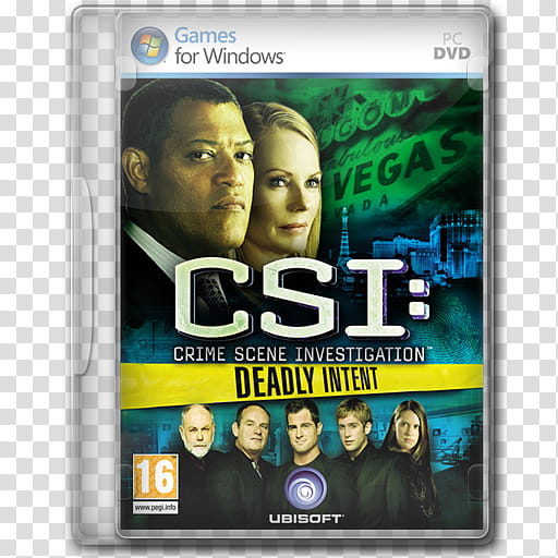 Game Icons , CSI-Deadly-Intent, CSI: Deadly Intent PC DVD case transparent background PNG clipart