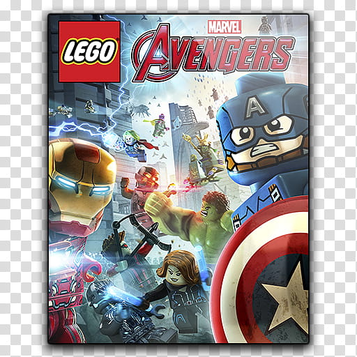 Icon LEGO Marvel Avengers transparent background PNG clipart