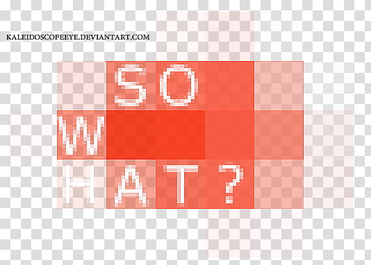 , red So What ? illustration transparent background PNG clipart