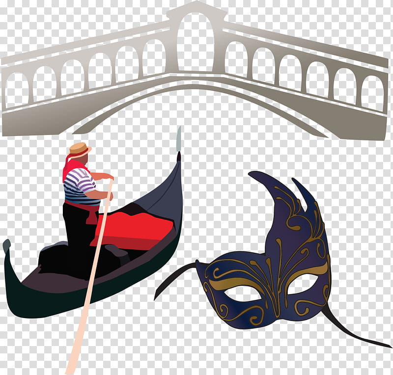 Venice Wing, Gondola, Cartoon, Italy transparent background PNG clipart