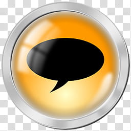 OD Orange Dock icons, iChat transparent background PNG clipart