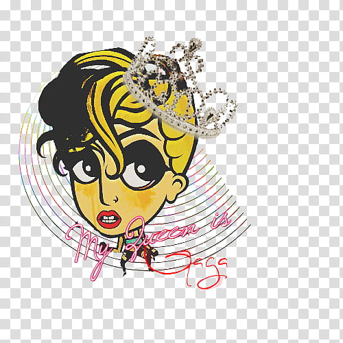 Logo de La Pagina My Queen is Lady Gaga transparent background PNG clipart