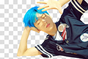 JISUNG NCT DREAM We Young, man covering his eyes transparent background PNG clipart thumbnail