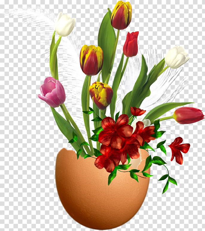 Floral Flower, Tulip, Plant, Flowerpot, Flower Arranging, Floristry, Cut Flowers, Floral Design transparent background PNG clipart