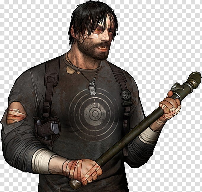 Condemned 2 Bloodshot Arm, Condemned Criminal Origins, Video Games, Concept Art, Xbox 360, Character, Machete, Tshirt transparent background PNG clipart