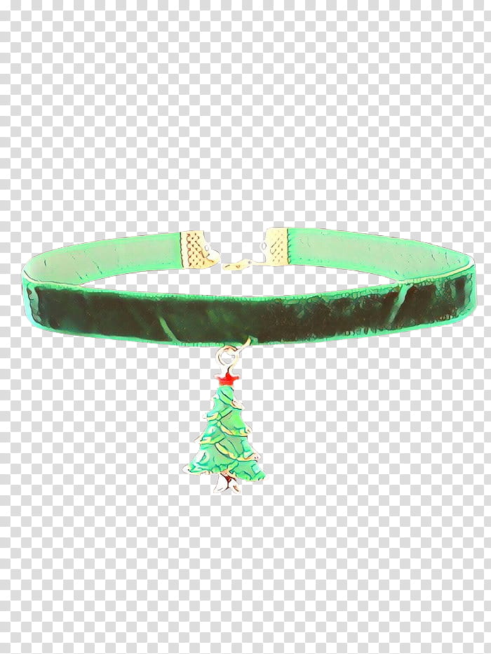 Christmas Tree, Cartoon, Clothing Accessories, Fashion, Accessoire, Green, Collar, Dog Collar transparent background PNG clipart