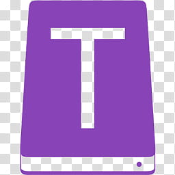 MetroID Icons, purple letter-T transparent background PNG clipart
