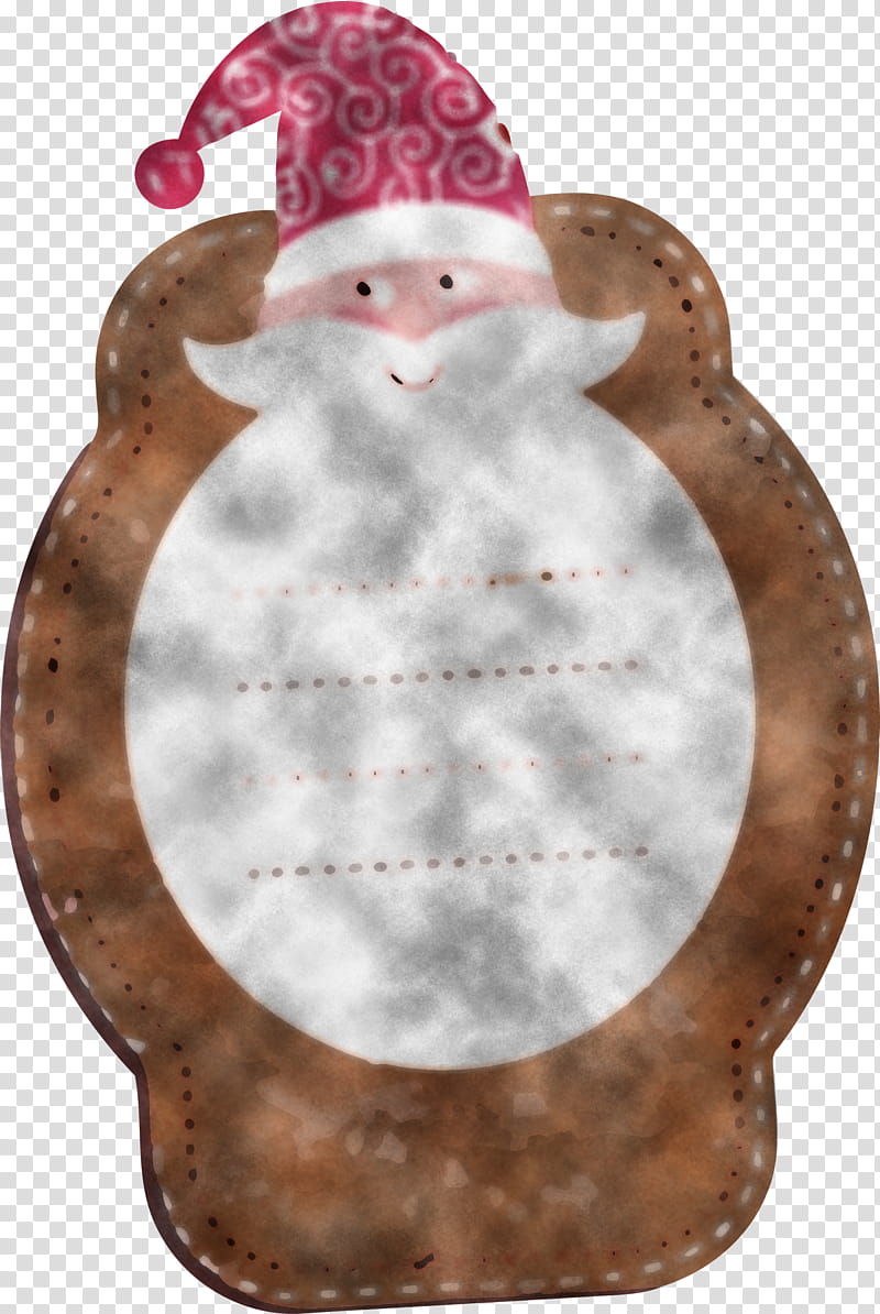 Christmas tag Christmas Ornament, Santa Claus, Snowman transparent background PNG clipart