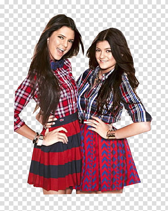 Kendall y Kylie Jenner transparent background PNG clipart