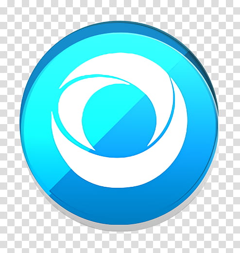bada icon, Aqua, Turquoise, Blue, Circle, Azure, Logo, Electric Blue transparent background PNG clipart
