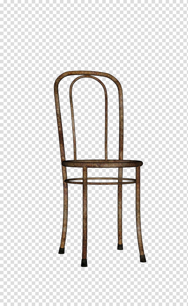 Rusty Old Chair, brown wooden chair transparent background PNG clipart