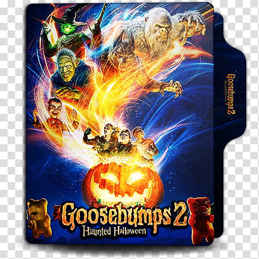 Goosebumps  Haunted Halloween  folder icon, Templates  transparent background PNG clipart