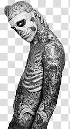 Rick Genest transparent background PNG clipart