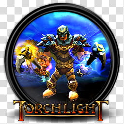 Games , Torchlight logo illustration transparent background PNG clipart