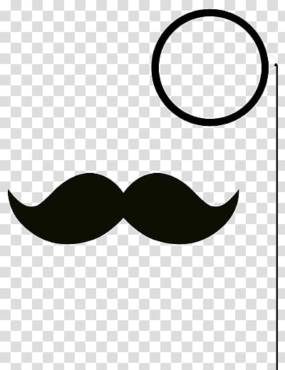 Monocle for CoverGloobus, mustache transparent background PNG clipart