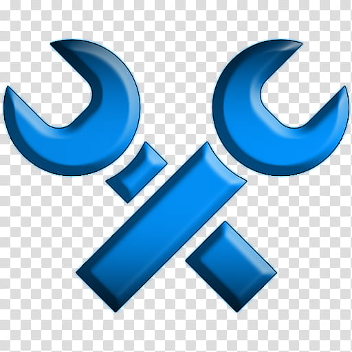 Icon Relieve Azul, wrenches-cross transparent background PNG clipart