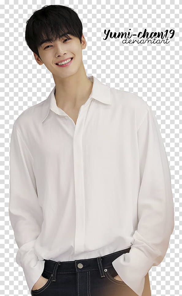 ASTRO, man wearing white dress shirt transparent background PNG clipart