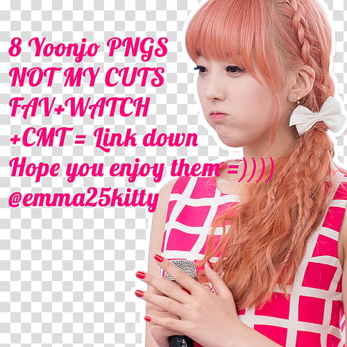 Yoonjo NOT MY CUTS transparent background PNG clipart