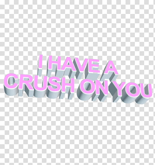 F IminLove, I Have a Crush on You text transparent background PNG clipart