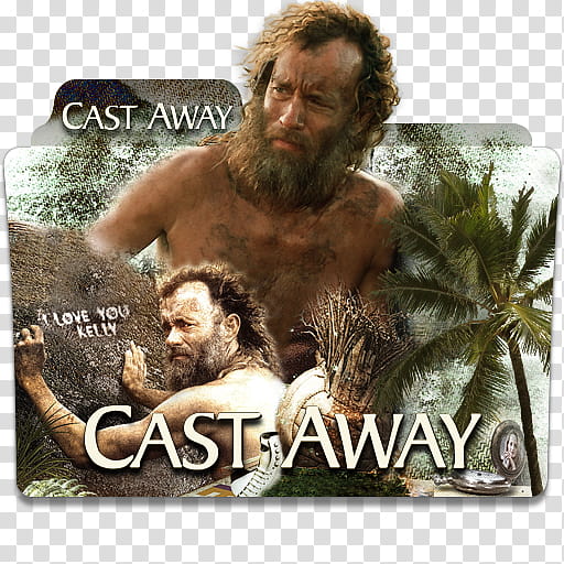 Tom Hanks Movie Collection Folder Icon , Cast Away, Cast Away folder icon transparent background PNG clipart
