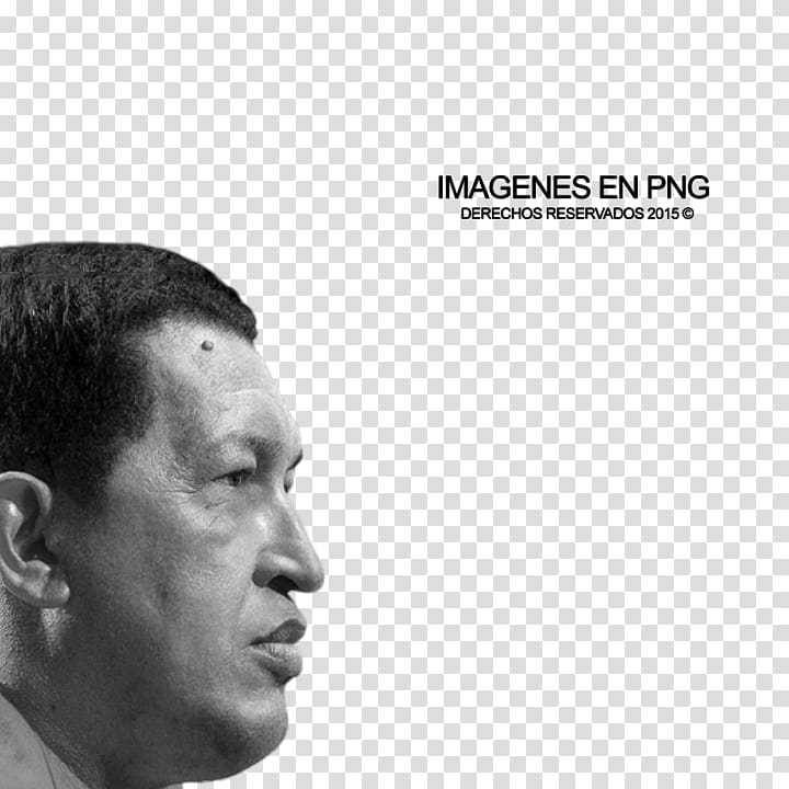 Hugo Chavez n En En Blanco Y Negrp transparent background PNG clipart