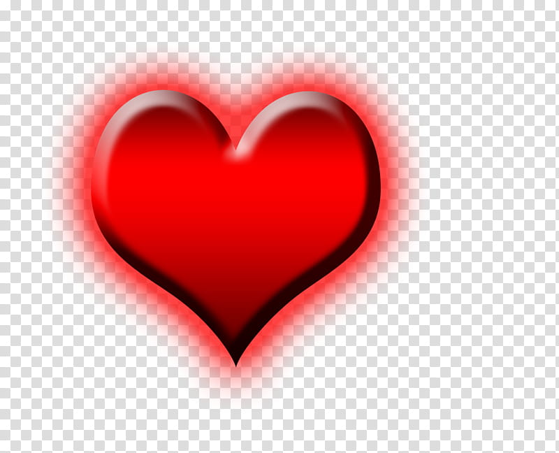Glowing Heart transparent background PNG clipart