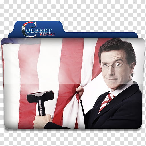 Windows TV Series Folders C D, The Colbert Report illustration transparent background PNG clipart