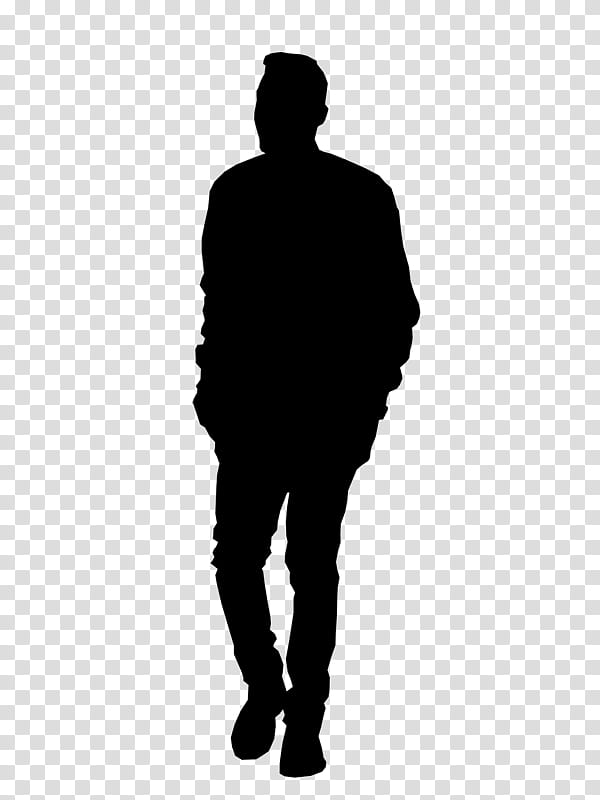 Person, Silhouette, Standing, Male, Sleeve, Tshirt, Human, Outerwear transparent background PNG clipart
