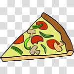 pizza slice illustration transparent background PNG clipart