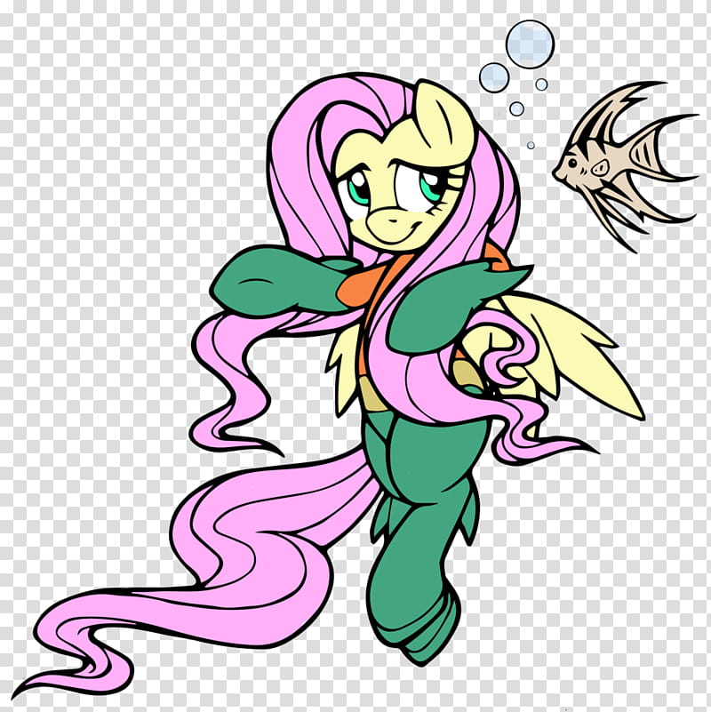 Mermaid, Fluttershy, Artist, Drawing, Cartoon, Mylittlepony, Line Art, Tail transparent background PNG clipart