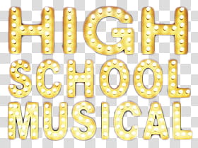 DC tv Show logo s, high school musical text transparent background PNG clipart